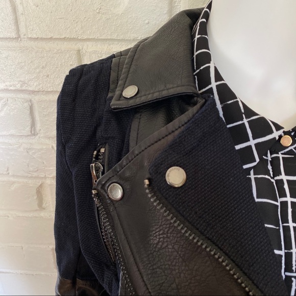 *Blank NYC Canvas Jacket with Leather Accents - Picture 13 of 16